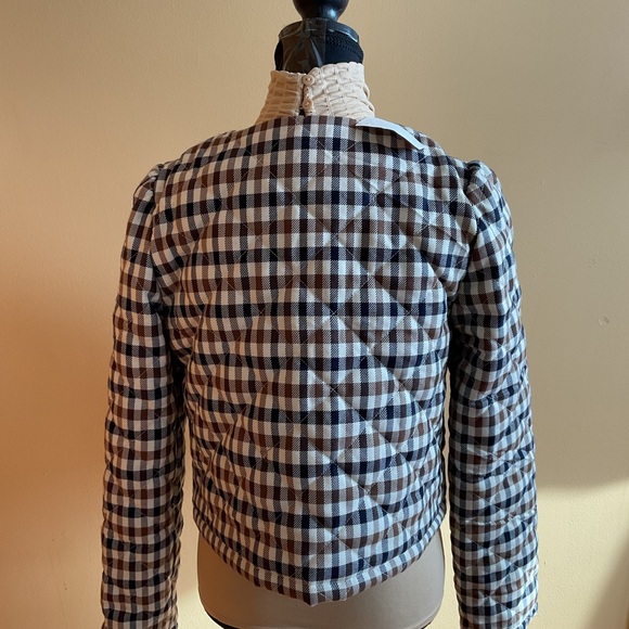 House of Harlow 1960 Plaid Blazer - Black and White NWT S - Picture 3 of 8